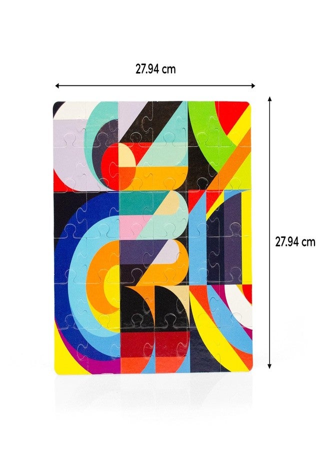 Mittimate Zentangle Shape Jigsaw Puzzle Game for Kids Age 4 to 6 Old I 36 Pieces Puzzle Toy I Birthday Gift for Children - Image 4